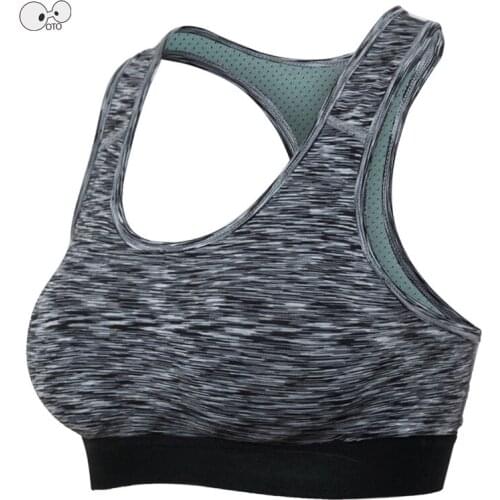 2018 Women High Impact Shockproof Camouflage Sports Shirts Push Up Yoga Bra Stretch Running Gym Fitness Padded Workout Crop Tops