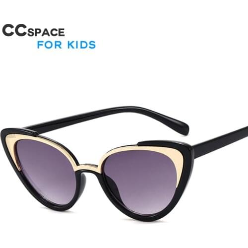 49544 Kids Cute Cat Eye Sunglasses Fashion Shades UV400 Vintage Glasses