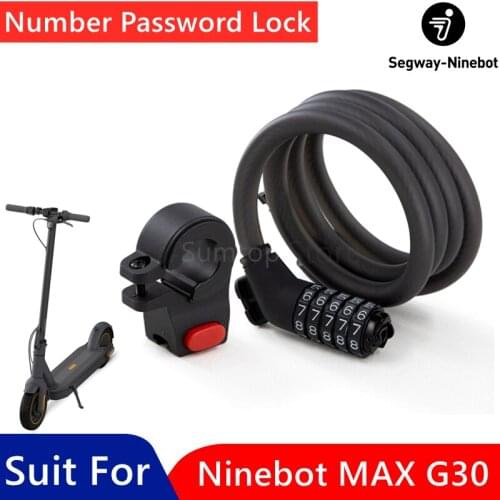 5 Mini Dial Digit Number Code Password Combination Lock Security Padlock for Ninebot MAX G30 KickScooter