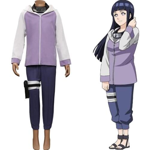 Anime Hinata Hyuga Cosplay Costume Children Outfit Uniform Halloween Carnival Costumes Kids