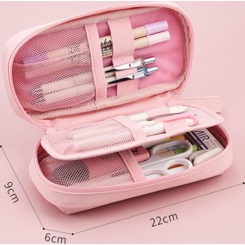 Large Capacity Pencil Case Multifunctional Stationery Bag Organizer Stationery Pencil Pouch for School Office Stuff NK-Shopping