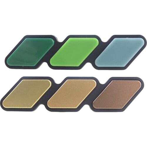 For Toyota Tacoma 4Runner Tri-Color 3 Grille Badge EMBLEM Stickers