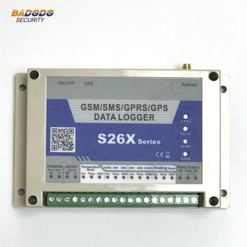 GSM Temperature Monitor Alarm Temperature Data logger SMS Alarm control System S260 with DS18B20 Temperature sensor