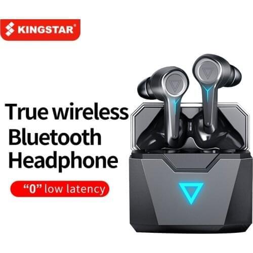 KINGSTAR Gaming Headset Bluetooth Wireless Earphones In-ear Waterproof Sports Earbuds Noise Reduction Headphones With Microphone