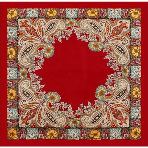 Summer Lady Square Scarf 2020 Women Bandana Large Head Hijab Hair Band Silk Scarves Wraps Shawl Headband Female Foulard