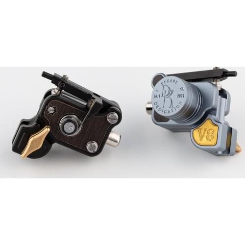 DK V8 Rotary Tattoo Machine Japan Coreless Motor Rotary Tattoo Machine Gun Liner Shader Gray & Black Color