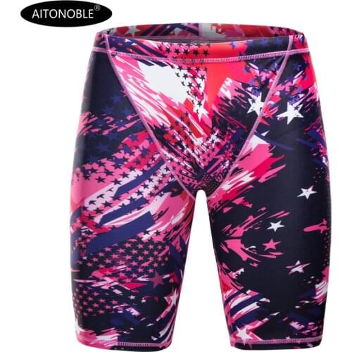 2020 AITONOBLE NEW MEN SWIMMING TRUNKS DIGITAL PRINT MEN BOXER SWIMMING TRUNKS QUICK DRY SWIMMING TURNKS MEN SWIMWEAR