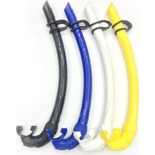 2018 Summer New Swimming Diving Equipment Breathing Tube Snorkel Tube Silicone Underwater Scuba Diving Air Breath Equipment Tube