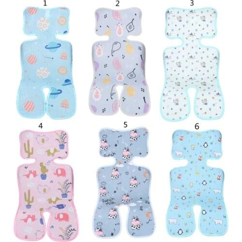 Summer Stroller Cooling Pad 3D Air Mesh Breathable Pushchair Mat Mattress Baby Pram Seat Cover Cushion for Newborn 73x33cm