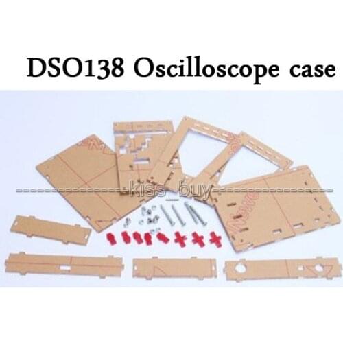 Clear Acrylic Case box Shell housing for DSO138 2.4" TFT Digital Oscilloscope