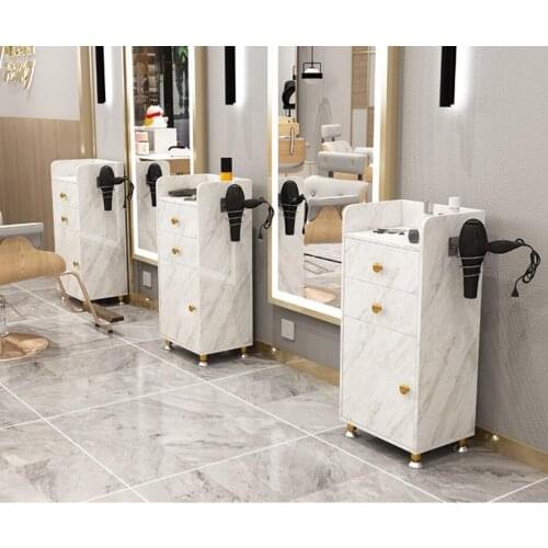 Hair salon tool cabinet special tool desk hair salon shelf drawer mirror desk cabinet small hair cutting cabinet