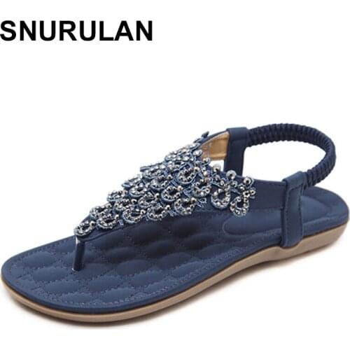 SNURULAN Fashionable flat sandals New 2019 womens sandals; Flip flop Womens summer footwear; womens sandals; tenis feminino