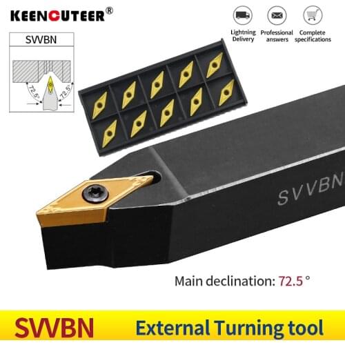 SVVBN1212H11 SVVBN1616H11 SVVBN2525M16 External Turning Tool Holder VBMT carbide insert Machining Cutter CNC Lathe Toolholders