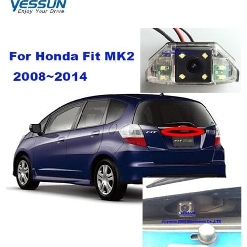 Yessun License Plate Rear View Camera For Honda Fit MK2 2008~2014 CCD night view reverse camera/ rear view camera