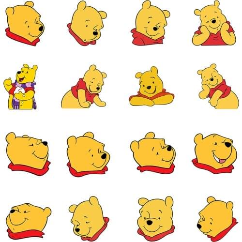 Disney Winnie The Pooh Avatar Cute Creative Design Modeling Jewelry Epoxy Resin Earrings Jewelry Acrylic Handmade Accessories