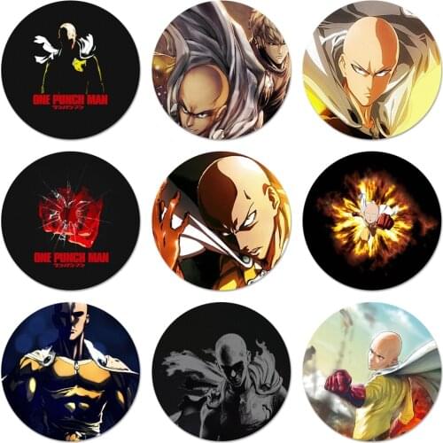 Anime Bleach One Punch Man Icons Pins Badge Decoration Brooches Metal Badges For Backpack Decoration