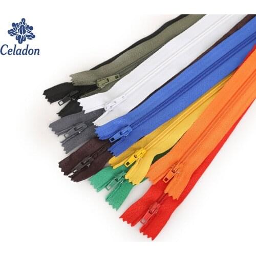 20cm 10pcs/30pcs Length Nylon Coil Zippers For Bag Tailor Sewer Craft Garment Sewing Accessories