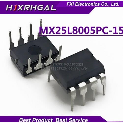 10pcs MX25L8005PC-15G MX25L8005PC DIP-8 8MBit 1MB SPI FLASH BIOS flash memory chip