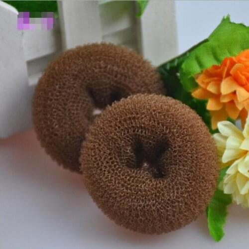 3pcs Nylon hair ring Round ball head hair plate