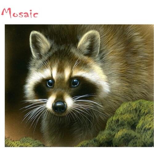 5D Diy Diamond Painting Cross Stitch Red panda sale Diamond Embroidery animal Full Square/round Rhinestone Mosaic diamond