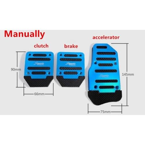 Car Manual Automatic Transmission brake Non-Slip Pedal pad Cover protector for Lexus car All models are