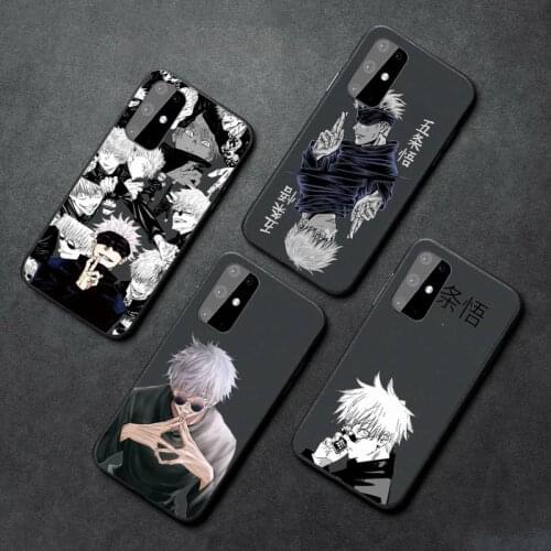 Gojo satoru Jujutsu Kaisen anime Phone Case For Samsung A21S A32 A51 A52 A71 A50 A12 S10 S20 S21 Plus Fe Ultra