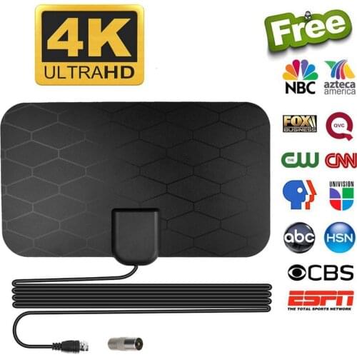 New 1800 mile Digital Antenna TV indoor Amplifier Signal Booster DVBT2 HDTV antennas isdb-tb Satellite Signal receiver TV Aerial