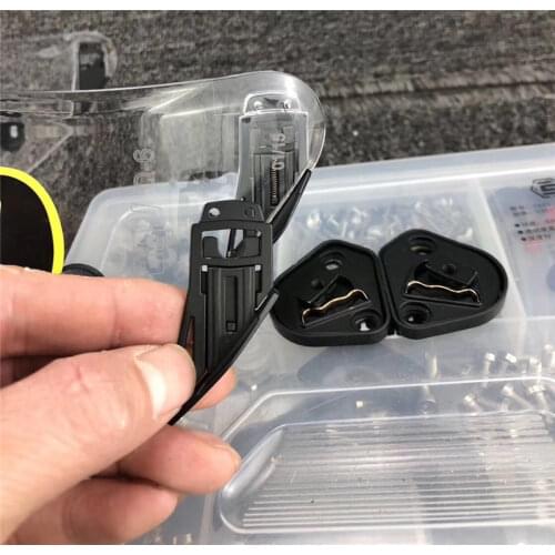 For Pista GP / Corsa / Veloce Motorcycle Helmet Visor A Pair of Pivot Kit Base Plate Visor Race 2/Race 3 Parts