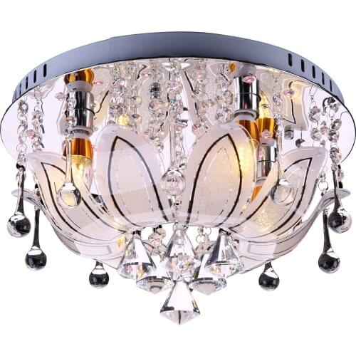 Europe Design Crystal Ceiling Lamp With Remote Control