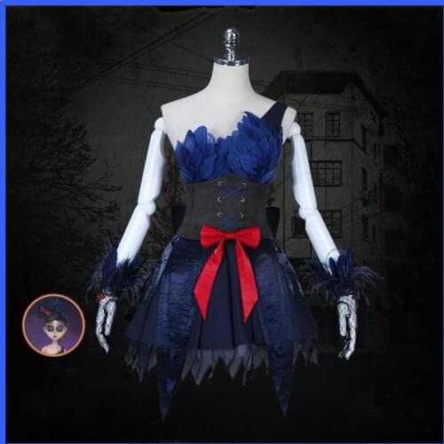 Game Identity V Cosplay costumes Survivor Coordinator Martha Behamfil Cosplay Costume Black Swan Skin Anime Cosplay Dresses