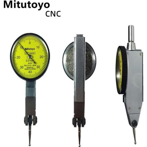 Mitutoyo CNC Lever table Dial Indicator 0-0.8mm 0.01mm Gauge Scale Precision Metric Dovetail Rails Indicator Measuring Tool