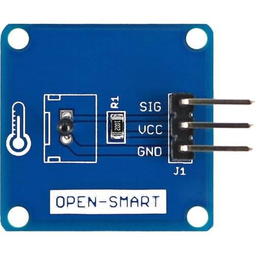 High Accuracy NTC Thermistor Temperature Sensor Module 3950K B-value, 10kohm R25, 0.1% Sampling Resistor Accuracy for Arduino