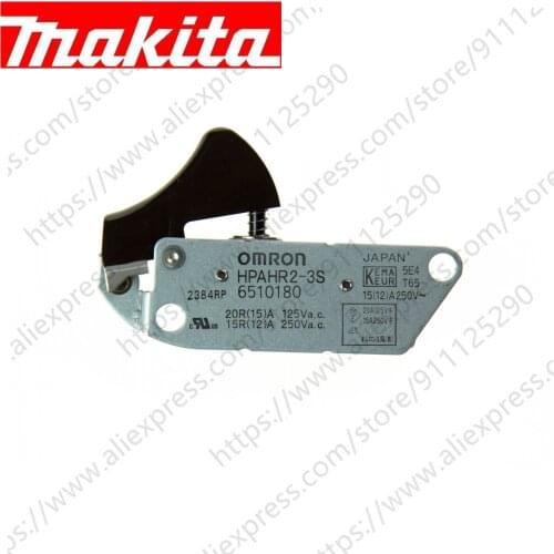 Switch for Makita 1806B 9609B 9607B 9607BL 9402 2412N 3600H 4107R 9105 HK1820L 9402 9401 9207SPC 9217SPC 9207SPB 2414K 2414 3601