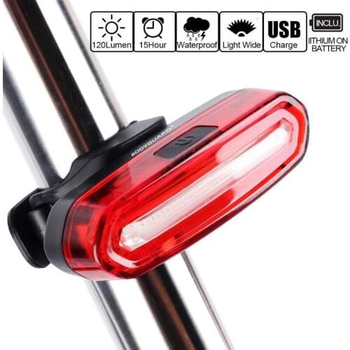 Rechargeable Led Bicycle Lights Highlight Bike Rear Light Discoloration Cycling Lantern Strobe Bike Lamp Usb Bicycle Taillight