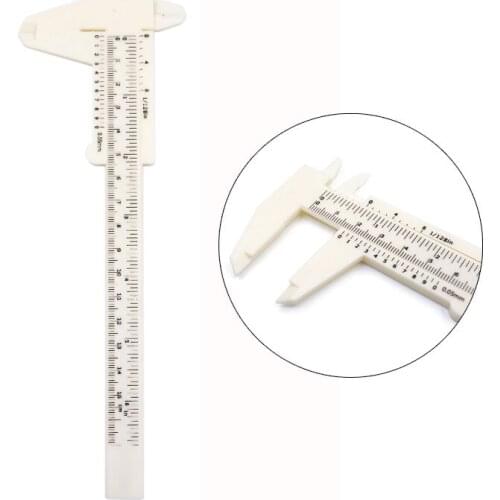 Portable 150MM Plastic Eyebrows Microblading Ruler Measuring Vernier Tattoo Caliper Permanent Makeup Measurement Tools