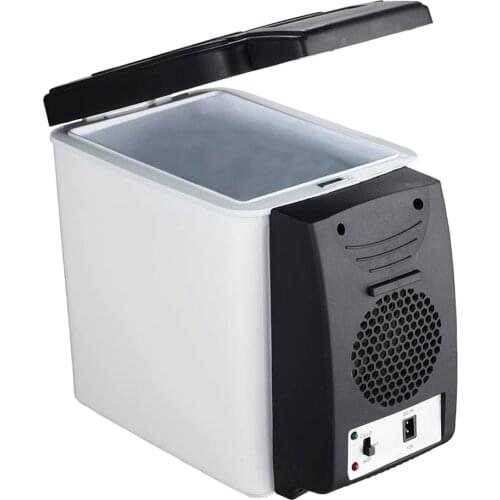 Portable Car Refrigerator Freezer 6L RV Fridge Car Cooler for Truck Driving, Boating, Camping, Road Travel