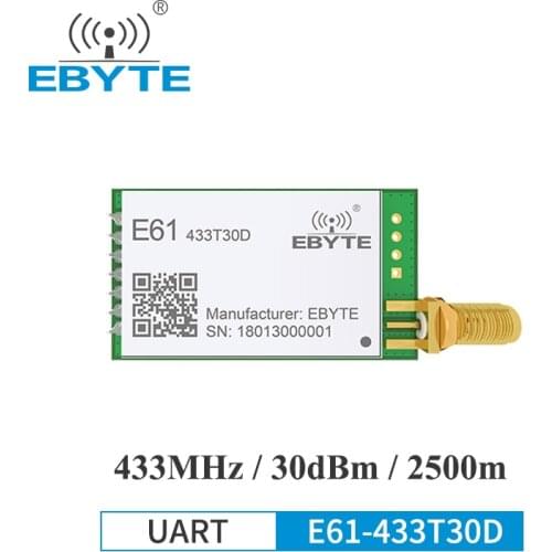 433mhz high-speed IoT uhf Wireless Transceiver Transmitter and Receiver RF Module EBYTE E61-433T30D Wireless Module UART