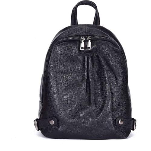 Free Backpack Shipping Women High Quality Genuine Leather Backpack Fashion Mini Backpack School Bags For Girls Shoulder Bag