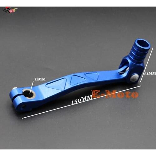 Blue Aluminum FOLDING SHIFTER SHIFT LEVER For XR CRF 50 70 100 125 Dirt Bike TAOTAO NEW E-Moto