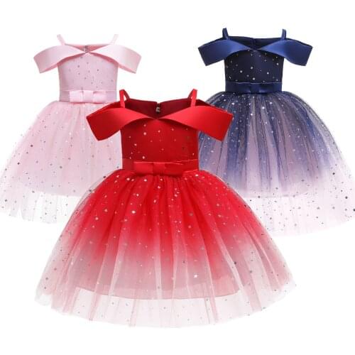 Christmas Kids Girl Wedding Flower Girls Dress Princess Party Lace Appliques Elegant Dress Winter Baby Girl Birthday Dress