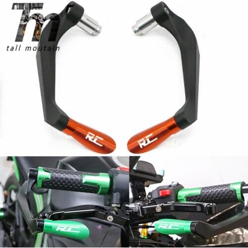 Universal 7/8"22mm Motorcycle Handlebar Grips Brake Clutch Levers Guard Protector For KTM RC 125 200 390 RC390 RC200 RC125 RC