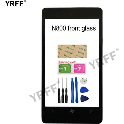 3.7'' N800 Mobile (No Touch Screen) Outer Glass For Nokia Lumia 800 N800 Front Glass Panel Replacement