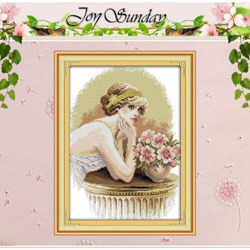 Noblewoman Painting Counted Cross Stitch wholesale Cross Stitch 11CT 14CT Cross-Stitch Kit Handmade Embroidery for Needlework
