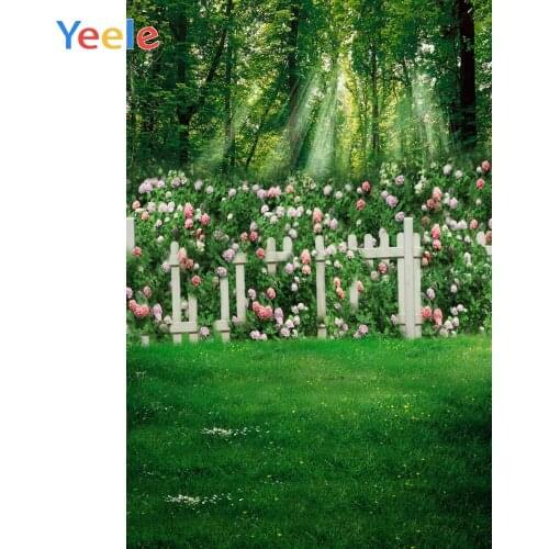 Yeele Bridal Flowers Garden Landscape Wedding Princess Photography Backgrounds Photographic Backdrops Custom For Photo Studio