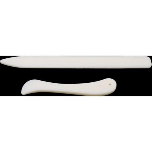 2PCS Newest Handmade Sewing Tools Leather Craft Tools Bone Folder For Leather Scoring Folding Creasing Edges Paper Accessories