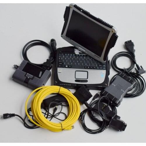 2in1 MB Star C6 and icom A2 B C with V12.2020 Software in used laptop CF19 for Auto diagnosis Tool Code Scanner Programming