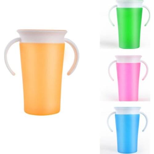 2017 New Brand Modern Children Gift Safe Spill 360 Degree Drink Prevent Leaking Cup Fancy Cup