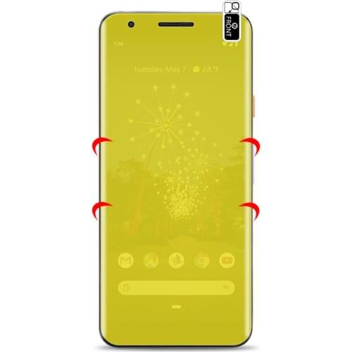 3PCS Pixel 2 3 3A xl 5D Screen Protector For Google Pixel 3 3XL 2 2XL 3AXL Full Coverage Soft TPU Hydrogel Gel Protecitve film