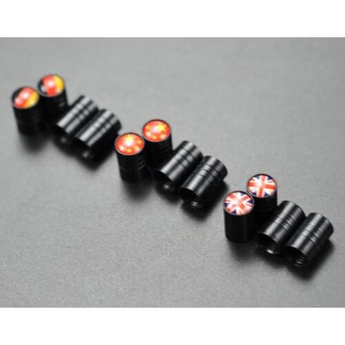 4pcs Tire Valve Stem Caps For SsangYong Actyon Turismo Rodius Rexton Korando Kyron Musso Sports XLV Tivolan LIV-2 XAVL