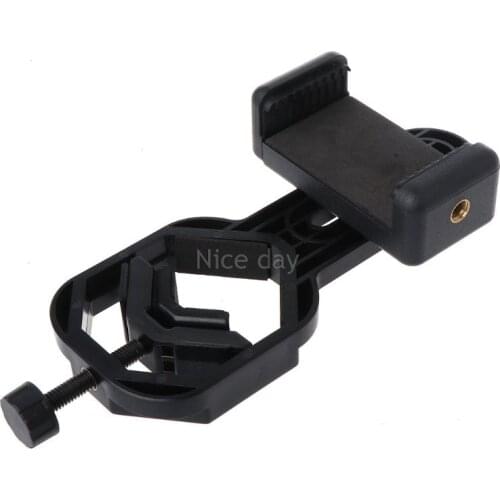 Adapter with Spring Clamp Mount Monocular Microscope Accessories Adapt Telescope Mobile Phone Clip Bracket F29 20 dropship